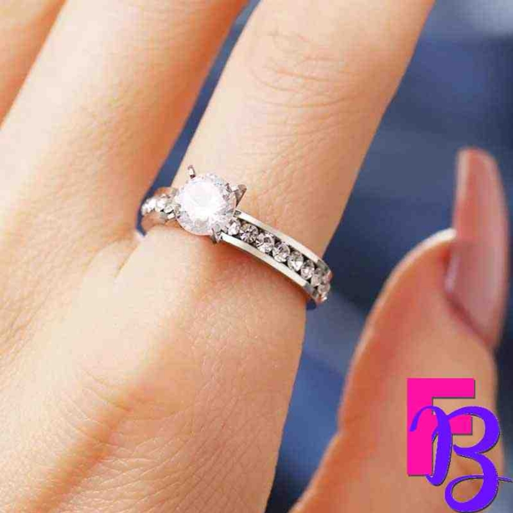 1 CT Solitaire Eternity Engagement Ring - Picture 2 of 12